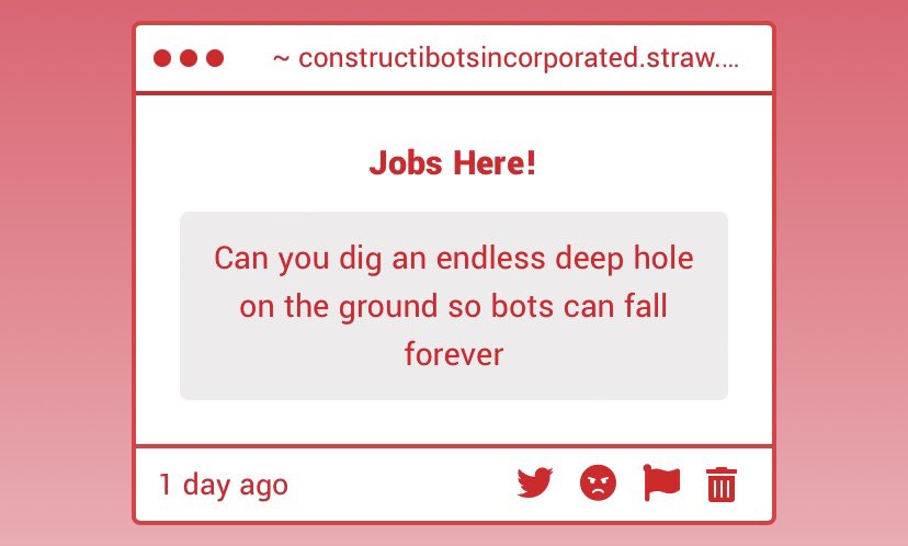 constructibots's tweet image. Uhhh we could try!! I’m not sure that’d be possible-