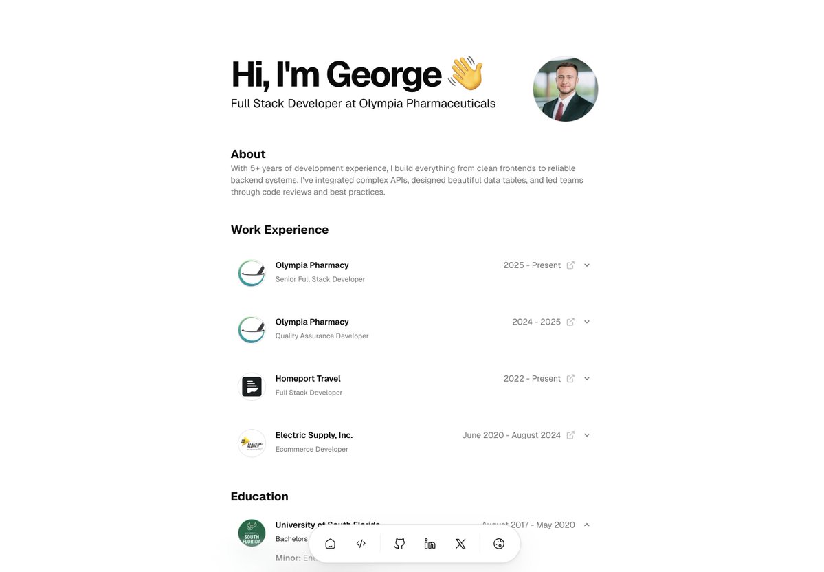 GeorgeGarzon_'s tweet image. My opensource resume portfolio is live. Check it out!
garzn.com

github.com/george-garzon/…