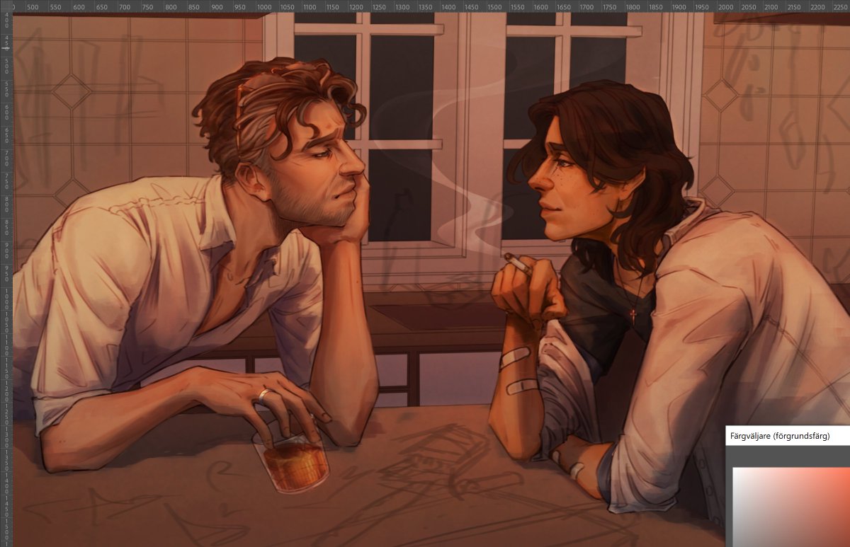 I should be working on other stuff but got caught up in the oc´s