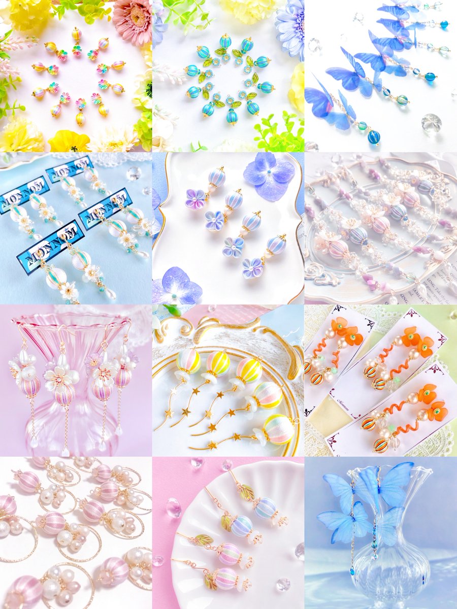 久しぶりにシェア企画展に投稿させて頂きます✨
木ビーズに刺繍糸を巻き付け模様を作る「巻玉(まきだま)」のアクセサリーを製作・販売しています✨コロコロとした姿は飴ちゃんのよう🍬

通販▶︎プロフィールのURLからご覧ください
(※現在ギャラリー整理のため一時休止中)

thanks to <a href="/Lupopo_cafe/">*LUPOPO cafe&gallery* 三軒茶屋の糖質オフのケーキ専門カフェとハンドメイドのお店</a>