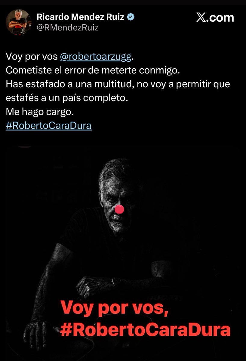 RMensoRuin's tweet image. ¡Pelea de narcos! ¡Pelea de narcos!
@RMendezRuiz @robertoarzugg 🤡🍿