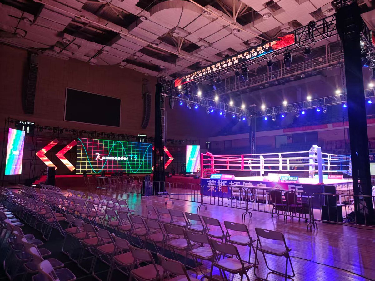 KommanderRaven's tweet image. 🥋 Kystar Kommander T3 brought the LED visuals to life at the 2025 Jining Yanzhou First International Traditional Martial Arts Invitational, China.
#Kystar #LED #controlsystem #Kommander #T3 #MediaServer #China #MartialArts