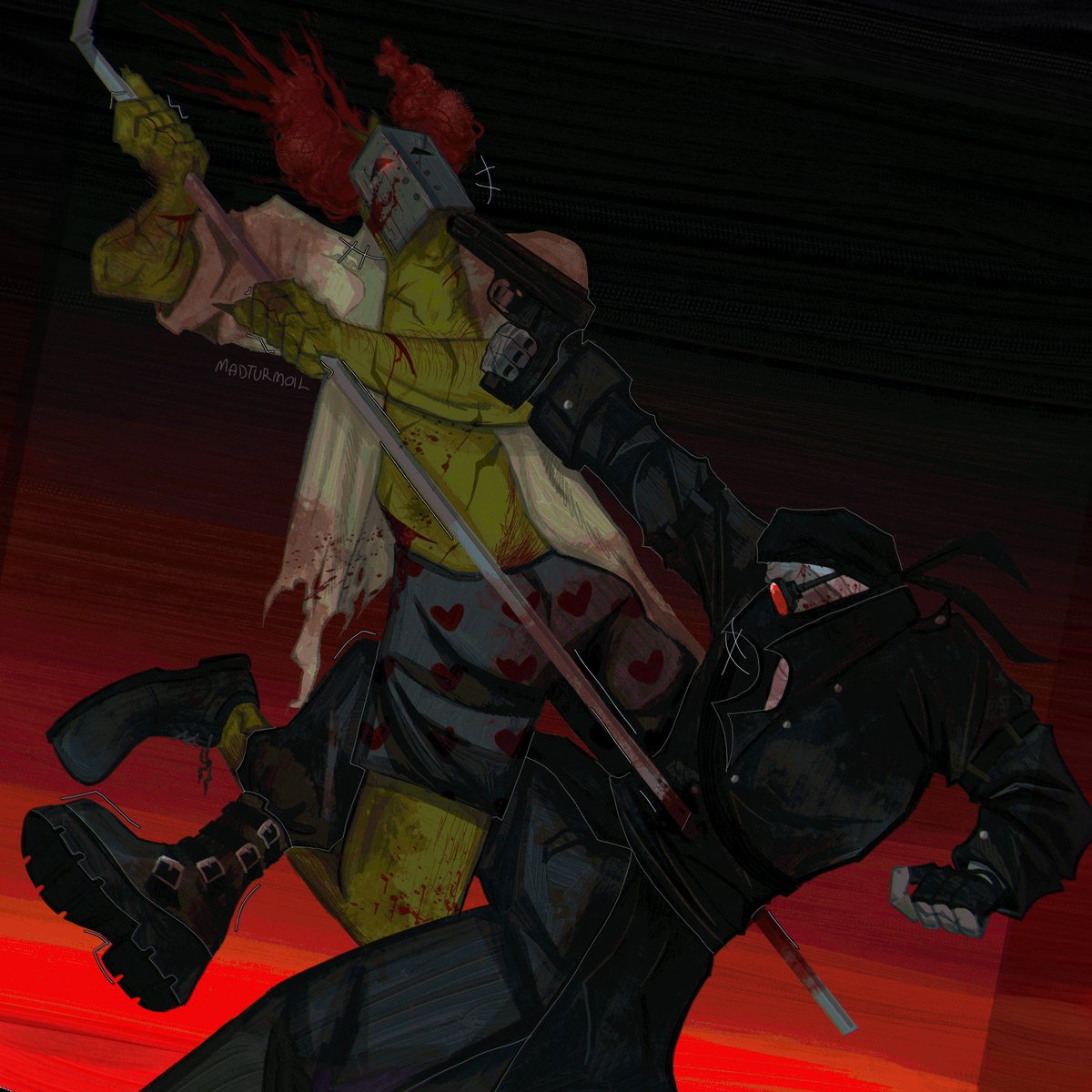 maddturmoil's tweet image. NOW IT&apos;S TIME TO MEET YOUR MAKER HEAR THE TOLLING OF THE BELL
FUCKING KlLL YOU AGAIN WHEN I SEE YOU IN HELL (BITCH)