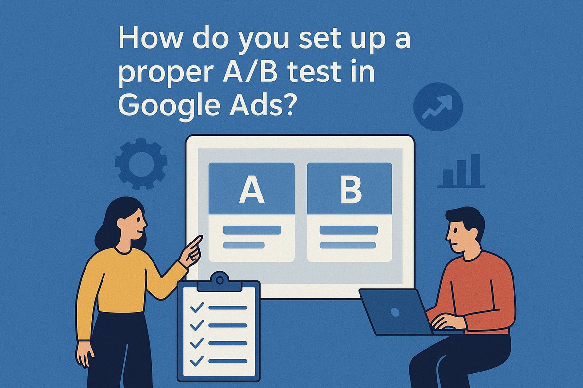 mdsenar692's tweet image. How do you set up a proper A/B test in Google Ads?
Run split tests with one change at a time to compare performance and pick the winner.

#GoogleAds #ABTesting #SplitTest #PPC #AdOptimization #DigitalMarketing #SEM #AdCopyTest #LandingPageTest #CTRBoost #ConversionRate