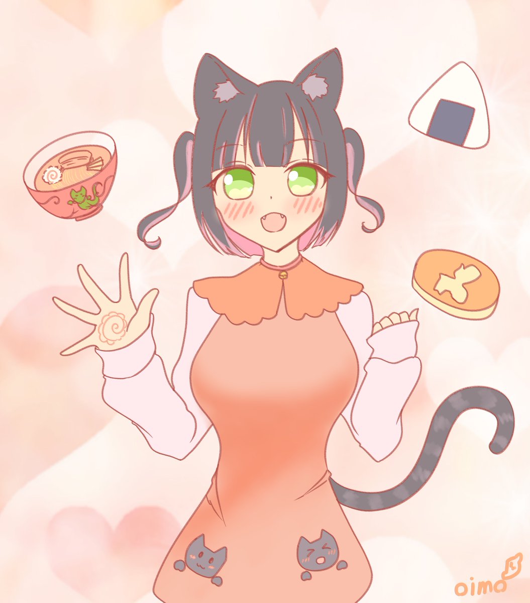 ポリンお披露目(*´꒳`*) 食いしん坊な黒猫ちゃん☺️