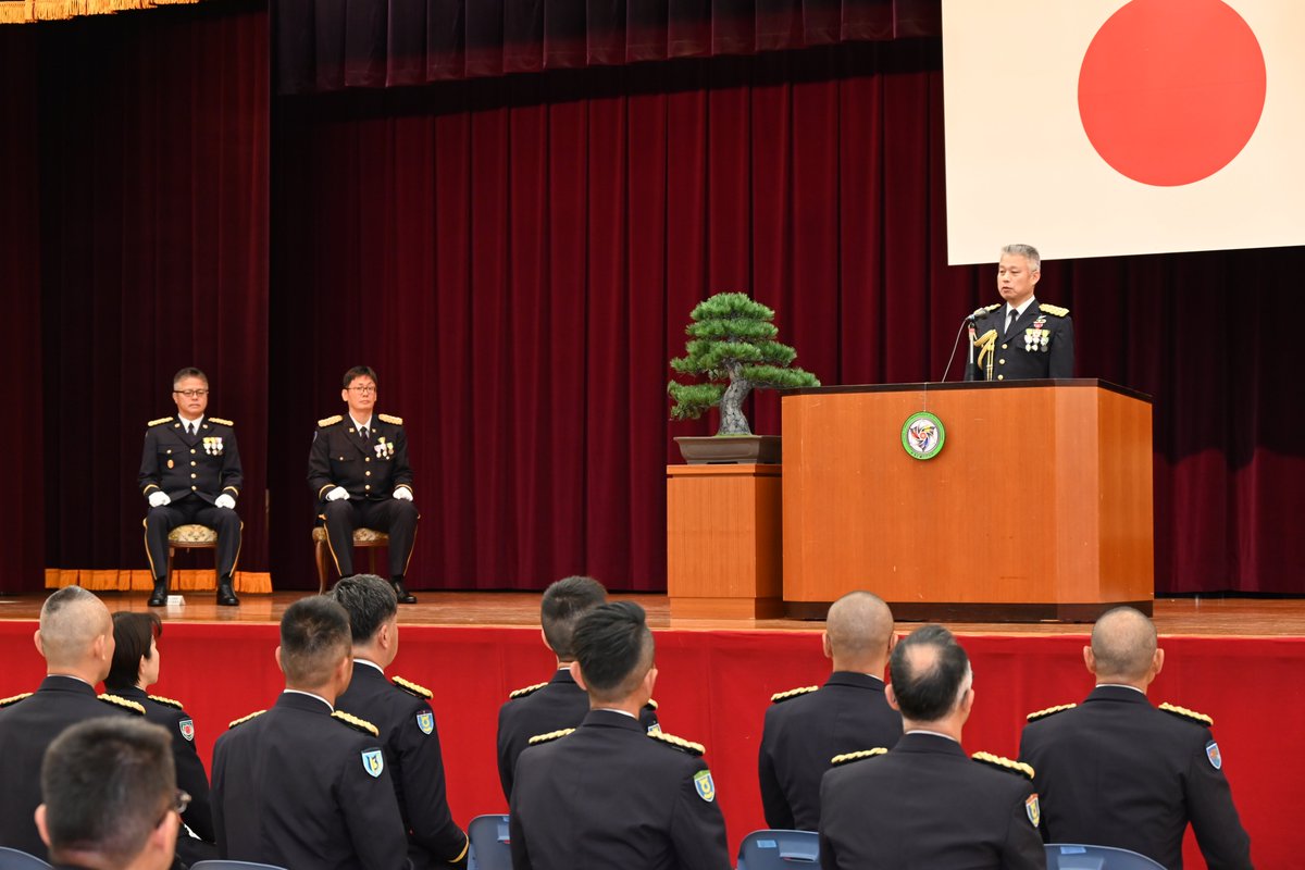 陸上自衛隊 #教育訓練研究本部 は、第18期最先任上級曹長課程の入校