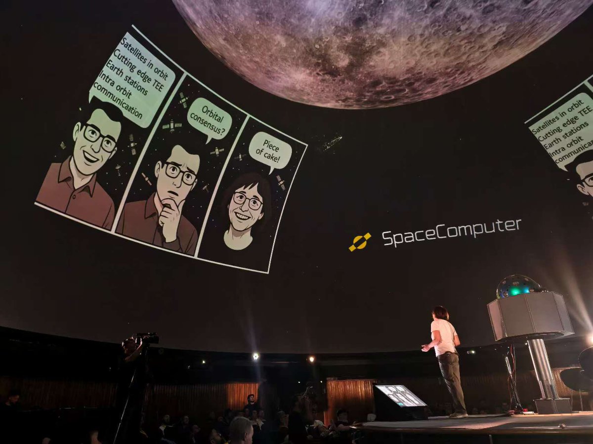 AutomataNetwork's tweet image. We had a blast at Frontier Forum with immaculate vibes

TEEs continue to play a part in crypto’s future and we’re excited to add to the conversation.

Kudos to the @SpaceComputerIO team for bringing the crowd ✧