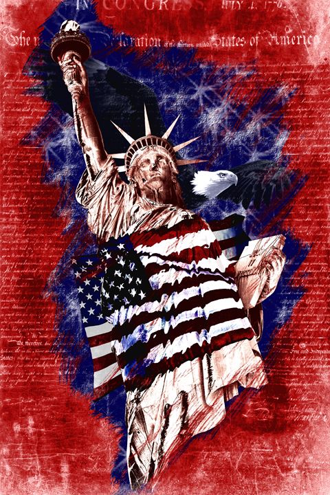 dennis_rees's tweet photo. Art of the Day! "Liberty For All". Buy at: https://t.co/DmtLlVWf0W https://t.co/sJKo4P7AUw