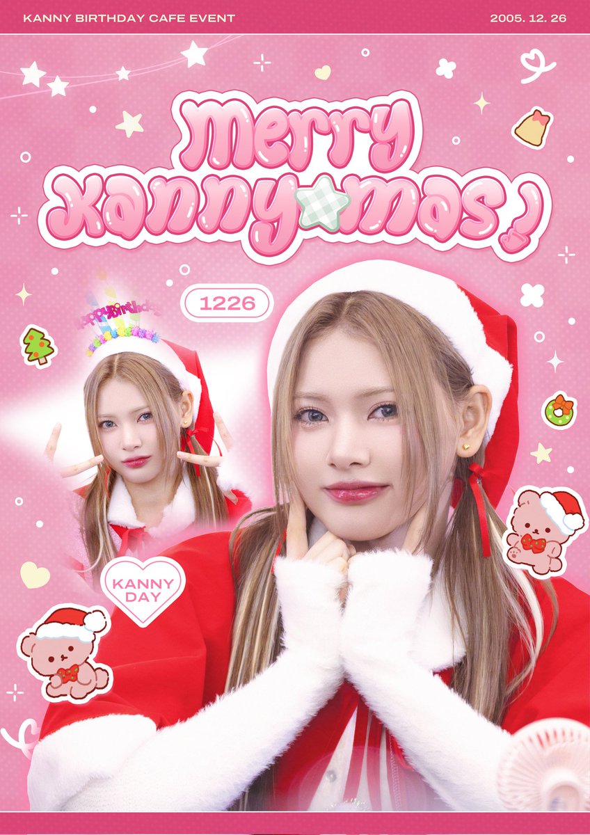 kwakkoontv's tweet photo. ✨ Merry Kannymas! ✨
카니 생일을 기념하는 Birthday Cafe 가 열려요💗
📍 헤브번
서울 마포구 토정로 269
🗓 2025.12.26(금) ~ 12.27(토)
⏰ pm12시~pm6시
💝 Gift (기본 특전)
🌟 종이컵, 포토카드 2종 ,엽서 3종
#Merry_Kannymas #Happybirthday_kanny
🔔 Notice
– 문의는 @kwakkontv로 주세요 https://t.co/g7jQzB8pjG