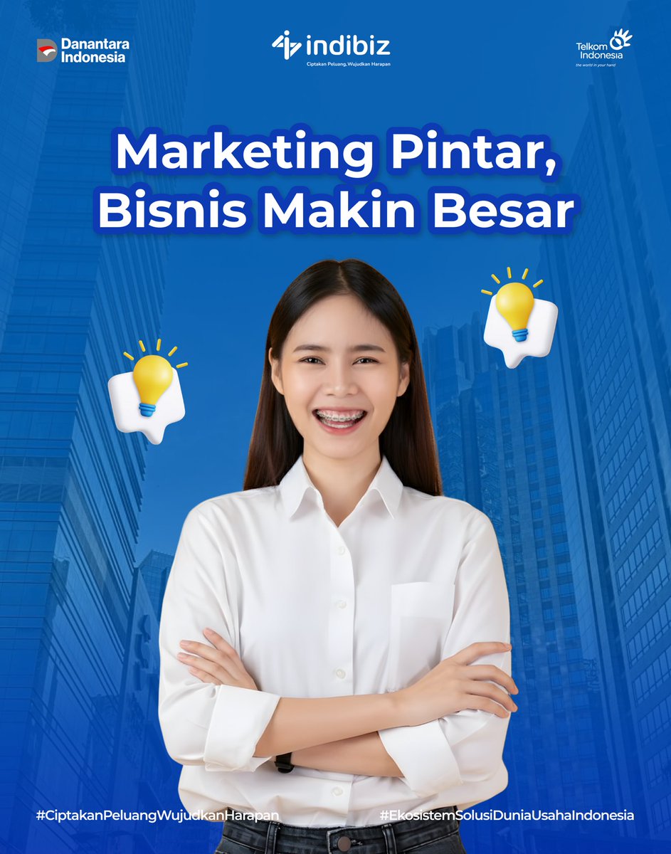 Indibiz_jtdiy's tweet image. Marketing pintar bukan soal budget besar, tapi strategi tepat sasaran. Kamu perlu 3 cara ini biar bisnismu makin besar😍✨

#Indibiz #Indibizjtd #InternetBisnis #TipsBisnis #peluangbisnis #CiptakanPeluangWujudkanHarapan
#EkosistemSolusiDuniaUsahalndonesia