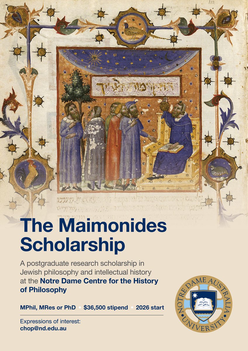 Notre Dame Centre for the History of Philosophy tweet media