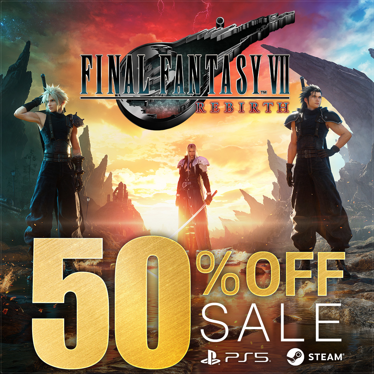 ━━＼BLACK FRIDAY SALE／━━ #FF7リバース 50%OFF ｡° ✧ 割引率
