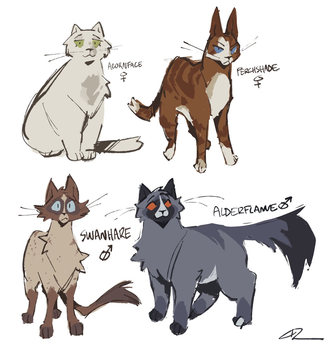 warmup kitties. 💲20 apiece if u want one #warriorcats