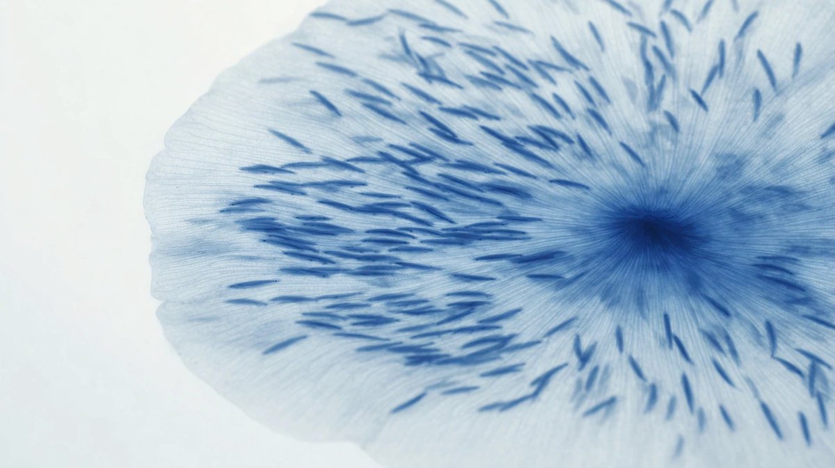 choo31578467's tweet image. A bloom unfurls in silence, its center a deep well of blue.
Each filament a secret carried on the breath of stillness.

Send this to your past self.
wallpaper #dejavuwallpaper #abstractart #bluevibes #minimalism #dreamy #natureinspired #calm #digitalart #aesthetic #ethereal