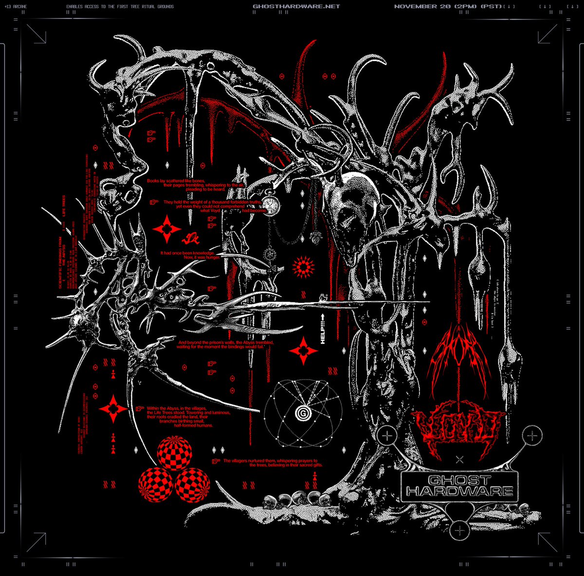ghost__hardware's tweet image. ABYSS [B] TEE / VOYD X GHOST HARDWARE