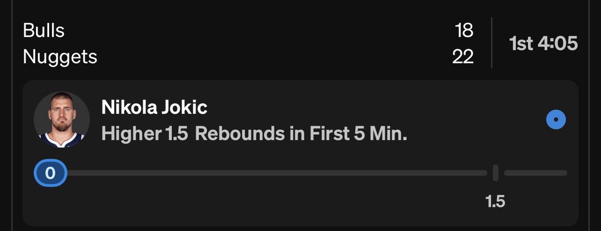 Jokic literally had 3 rebounds before the 7 minute mark don’t fucking scam me bitch or I’ll make you regret it