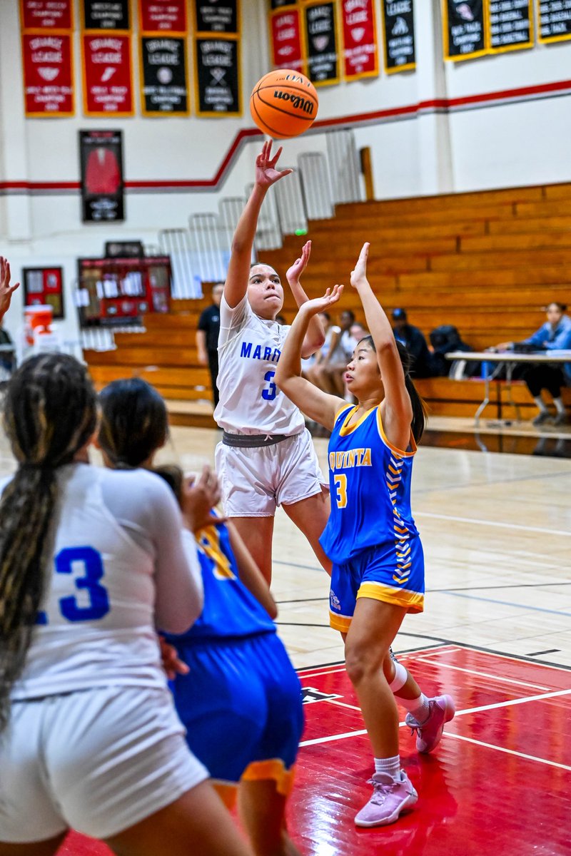 ggusdathletics's tweet photo. La Quinta &amp; Pacifica girls basketball opened their season on Monday. La Quinta won 34-12. Visit https://t.co/IfuzuNzWO0 for more 📸 of both teams. #ggusdbasketball #lqhsaztecs #phsmariners https://t.co/JPnksActdq