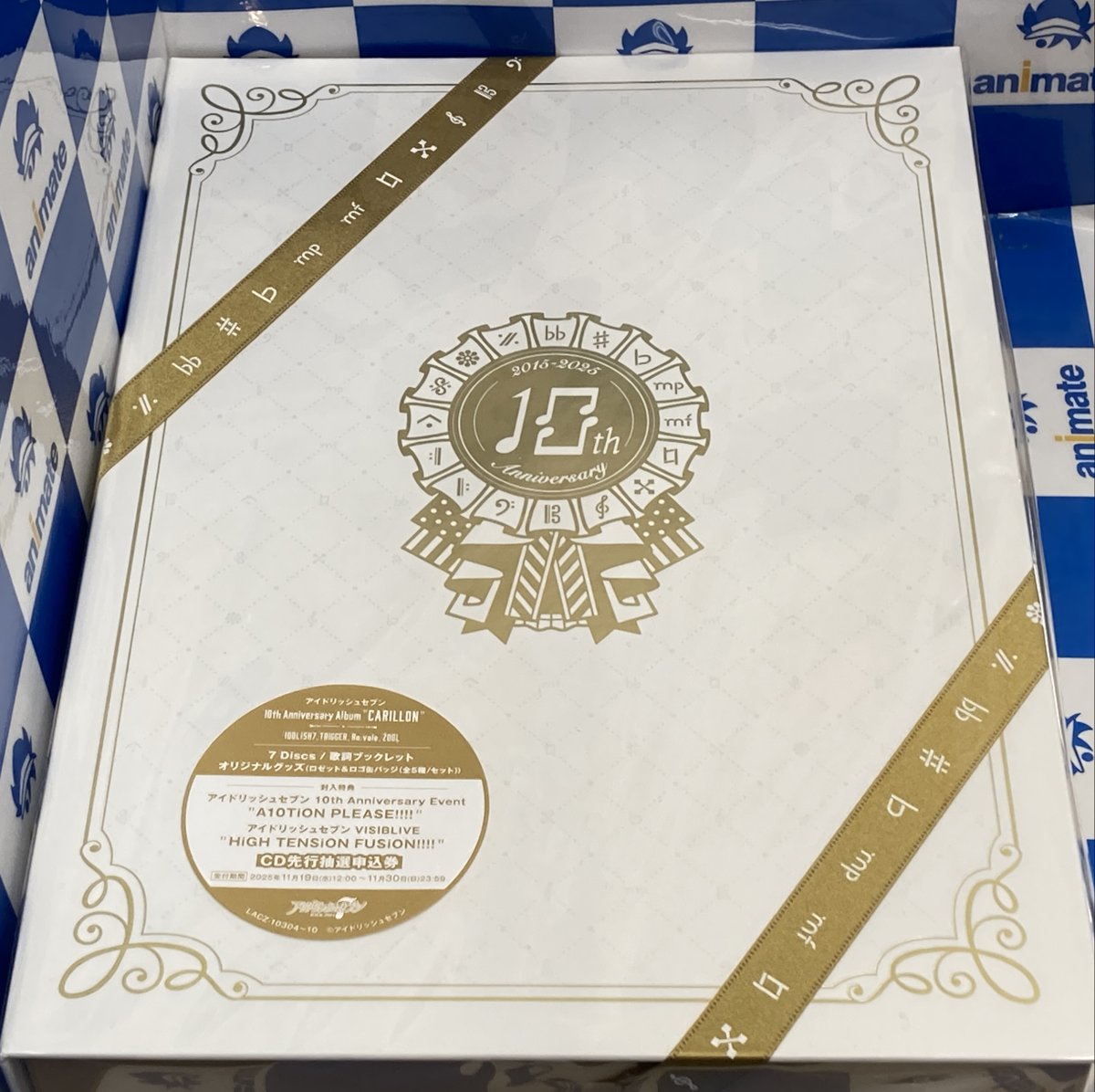 アイナナ 10周年 アルバム CARILLON 缶バッジ　申込券付き アイドリッシュセブン 10th Anniversary Album “CARILLON” | アイド