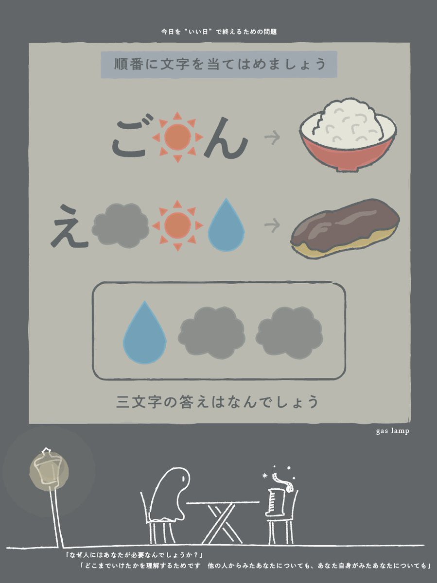 nazonodesigner's tweet image. まだ眠れない人のために問題を作りました