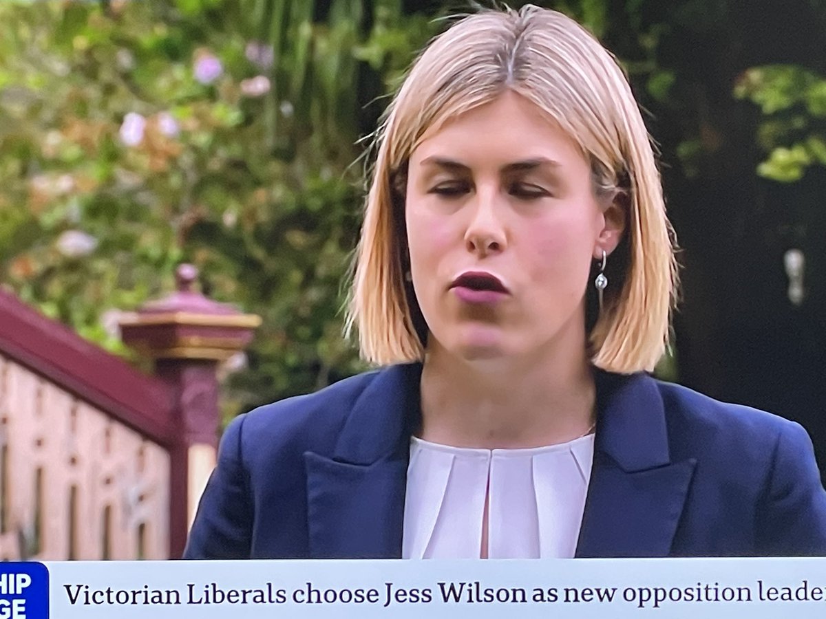 sueroberts7's tweet image. Jess Wilson fails to answer any questions about the leadership spill but just reels off Lib talking points. Like a robot. Not v inspiring. #libspill #vicpol #jesswilson #springst