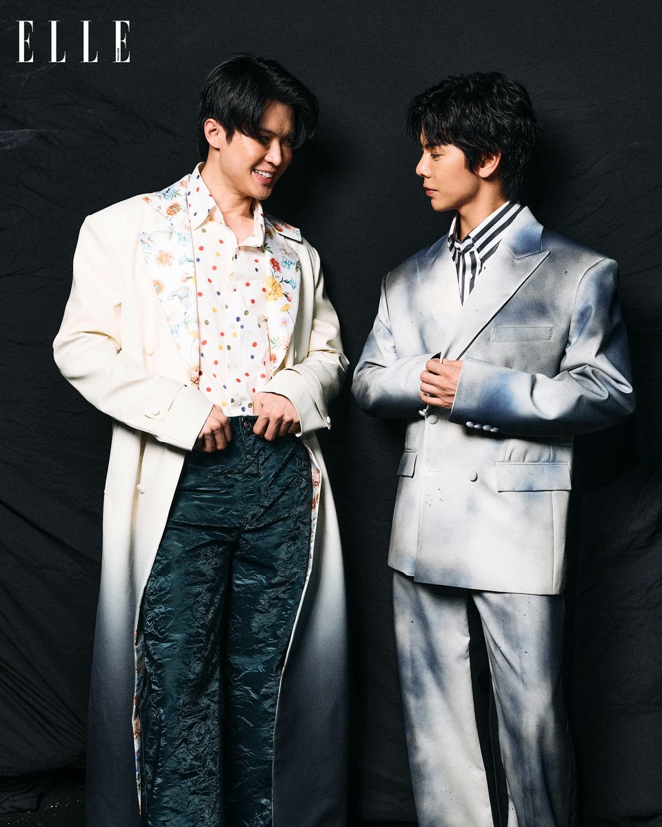 bennetaheart's tweet photo. They are handsome and Billy's smile when Babe looks at him 🥰 
Proud of them!
 
#BillyBabexLABOUTIQUE
#EFW2025xBillyBabe
#BillyBabe #bbil1ypn #babiibabe
#ELLEThailand #ELLEMENThailand https://t.co/az08iufdi5