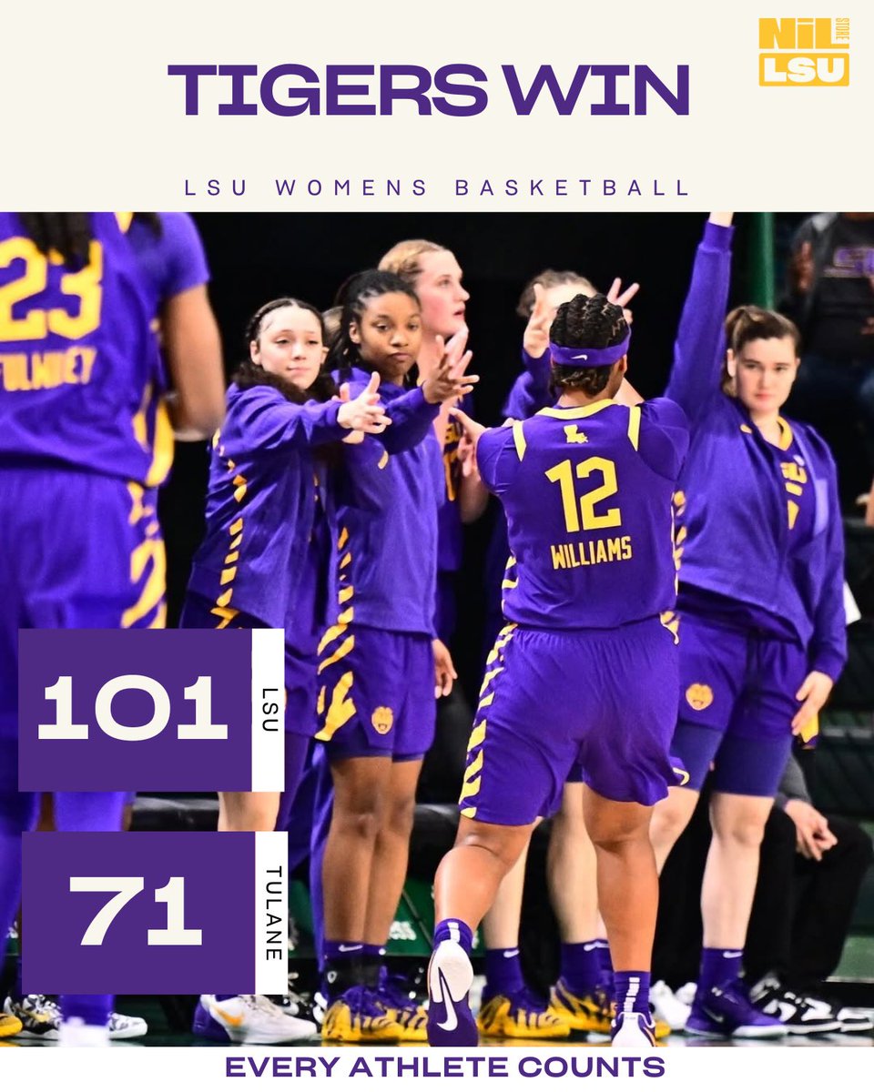 LSUNILStore's tweet image. 5-0 and another 100+ point dub 🥳

#geauxtigers