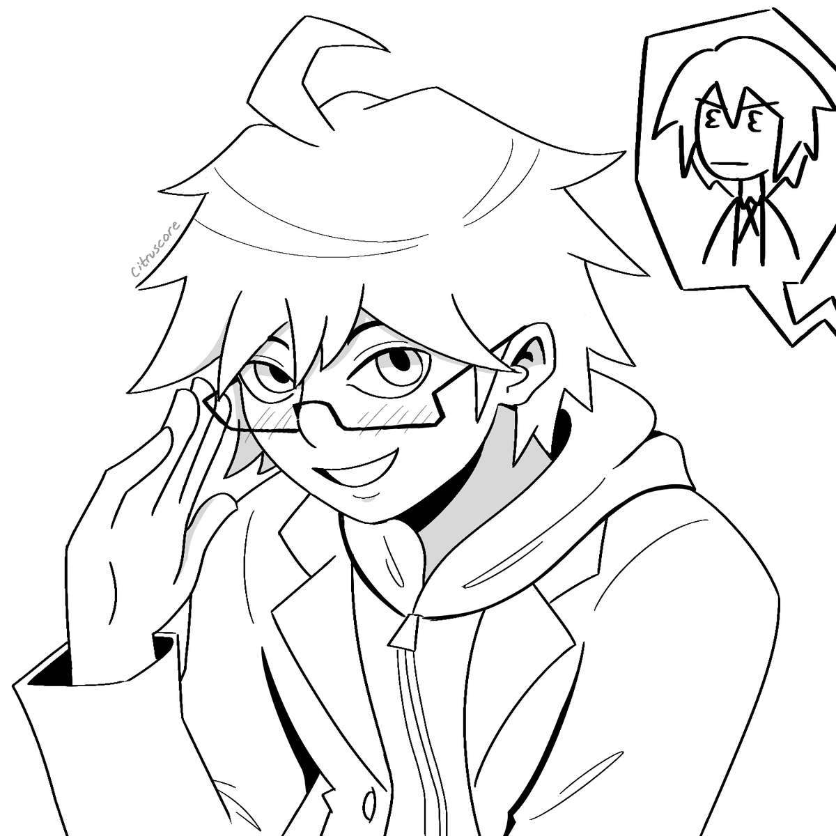 citruscore_'s tweet photo. #danganronpa indulging my 16 year old self https://t.co/qLVTREAMsf