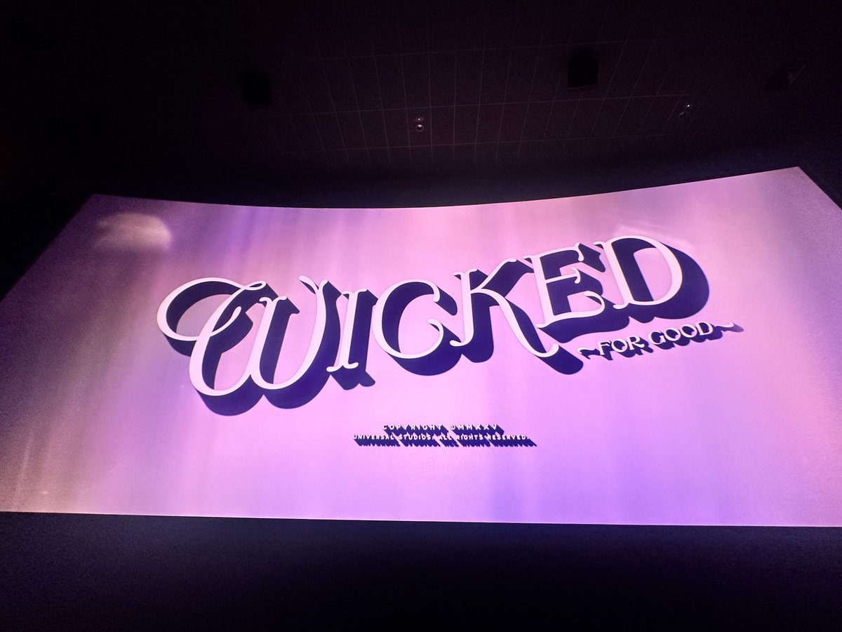 joshsorbe's tweet image. Just saw a pre-screening of wicked for good and dare I say it…. HOPECORE IS SO BACK
