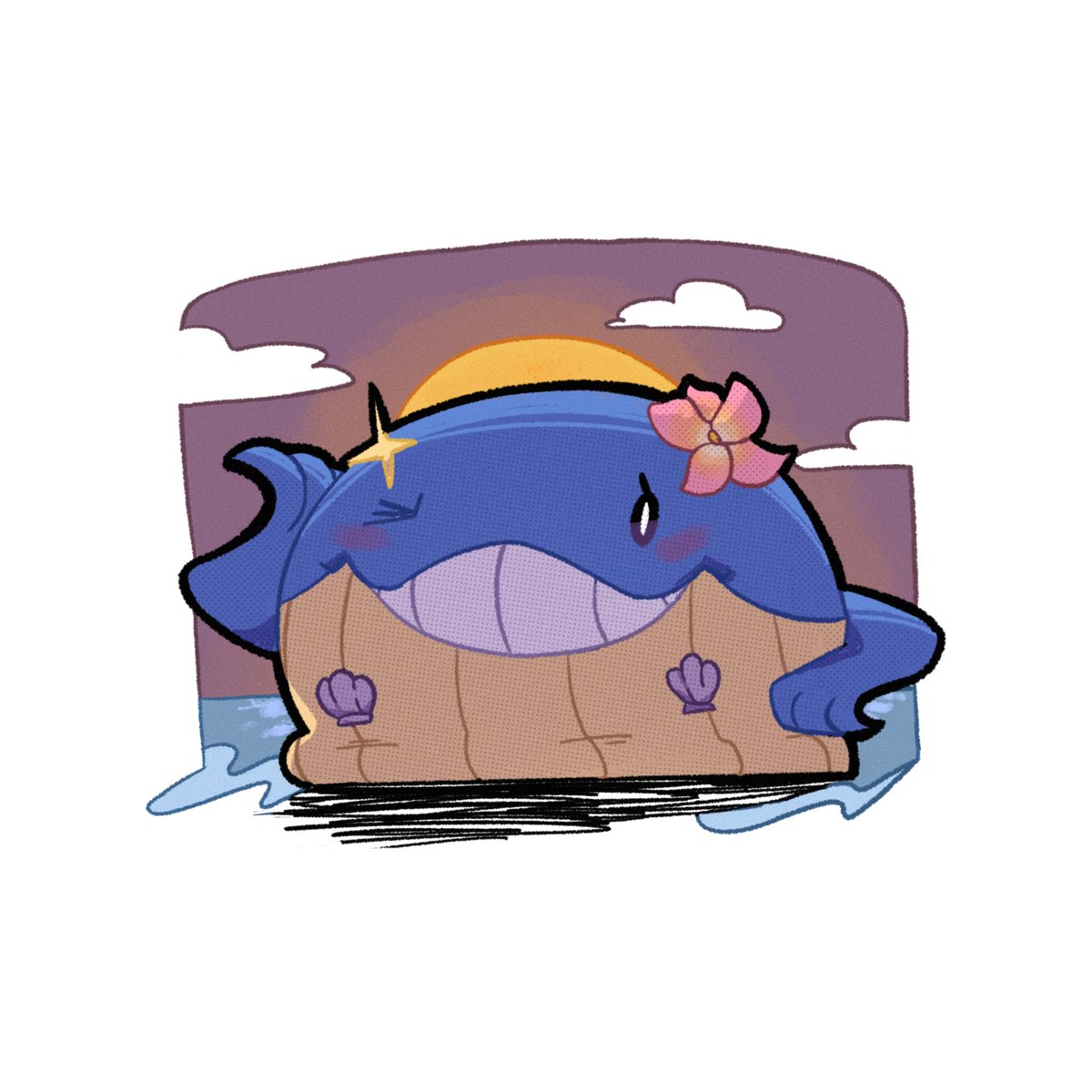 fishsewp's tweet photo. i spin a wheel for a random pokemon everyday and doodle them, here is wailmer and scrafty from couple of days ago #pokemon https://t.co/OqkNeJH92K