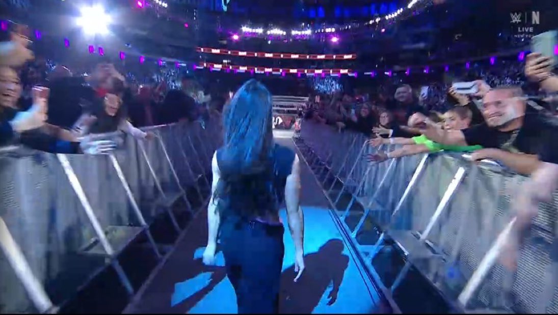 WrestleOps's tweet image. AJ Lee has returned!

#WWERAW
