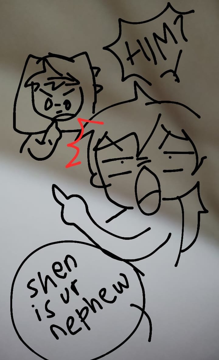 Moonatics's tweet photo. an au where Shen and Jean found out that they are cousins 

ft Matt Jean yaoi proportion https://t.co/hkRTZORN81