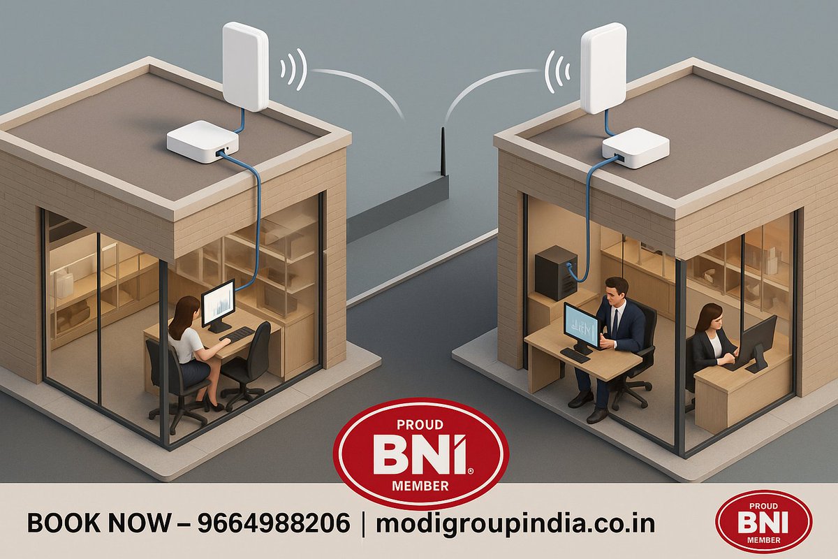 ahm_modi's tweet image. One Internet. Multiple Locations. ZERO wiring.
P2P Wireless = Internet Sharing + Data Transfer + Wireless Lift CCTV 🚀
Perfect for offices, societies &amp;amp; factories.
Pan Ahmedabad Installation | Pan India Delivery
Call: 9664988206
#ModiGroup #P2PSolutions #BNIAhmedabad #WirelessCCTV