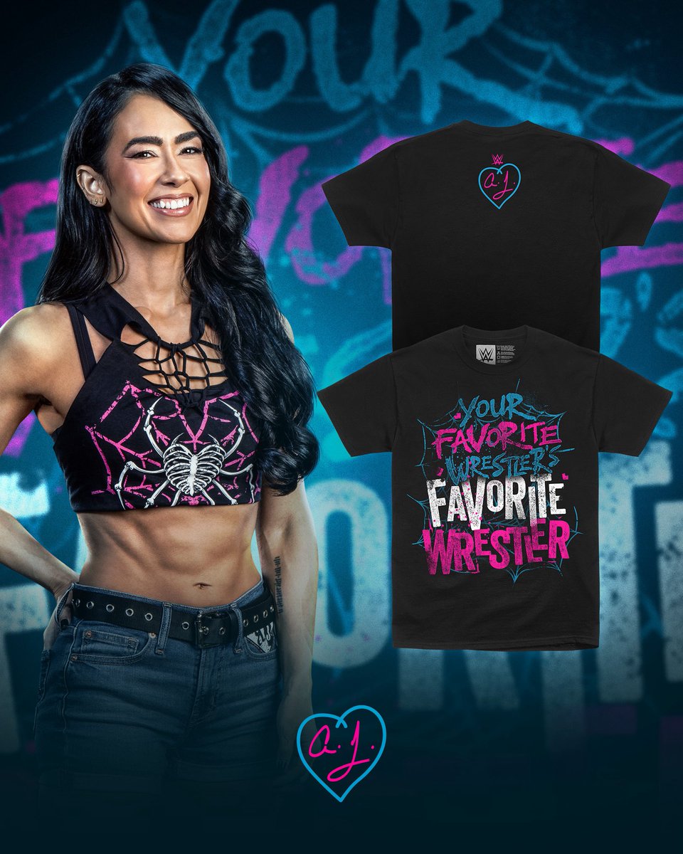 WWEShop's tweet image. Your favorite wrestler’s favorite wrestler is back with a NEW tee! Grab yours now at #WWEShop! #WWE #RAW 🛒: bit.ly/4nWZj8N