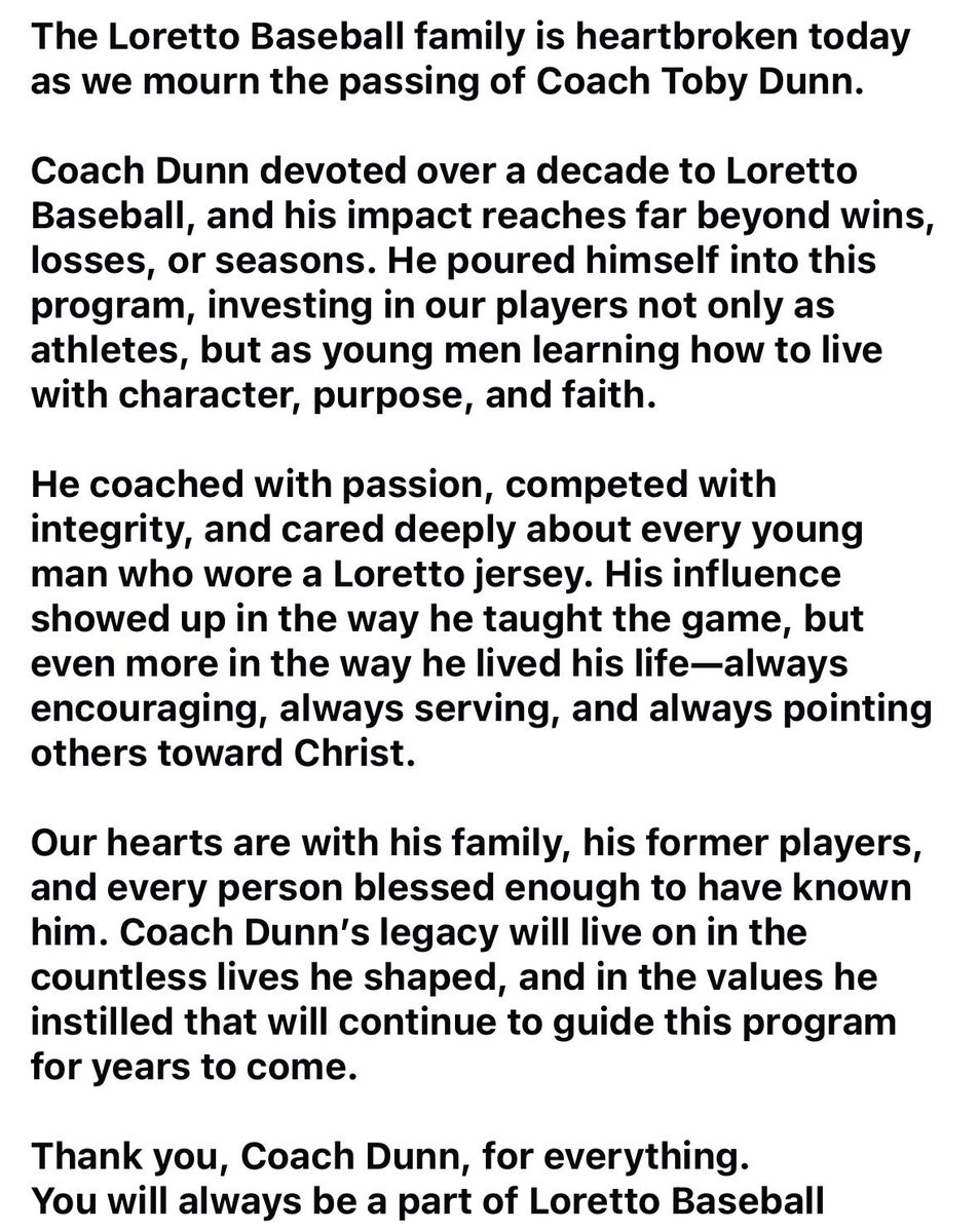 LORETTO MUSTANGS BB tweet media