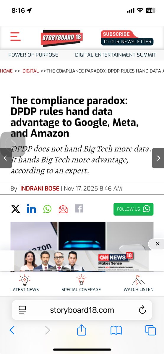 sajalgupta's tweet image. Discussing the data in advertising on @Storyboard18_   Data wins for those who can refresh it fastest—the owner who updates, dominates.
#datainadvertising, #DataRefreshPower

storyboard18.com/digital/the-co…