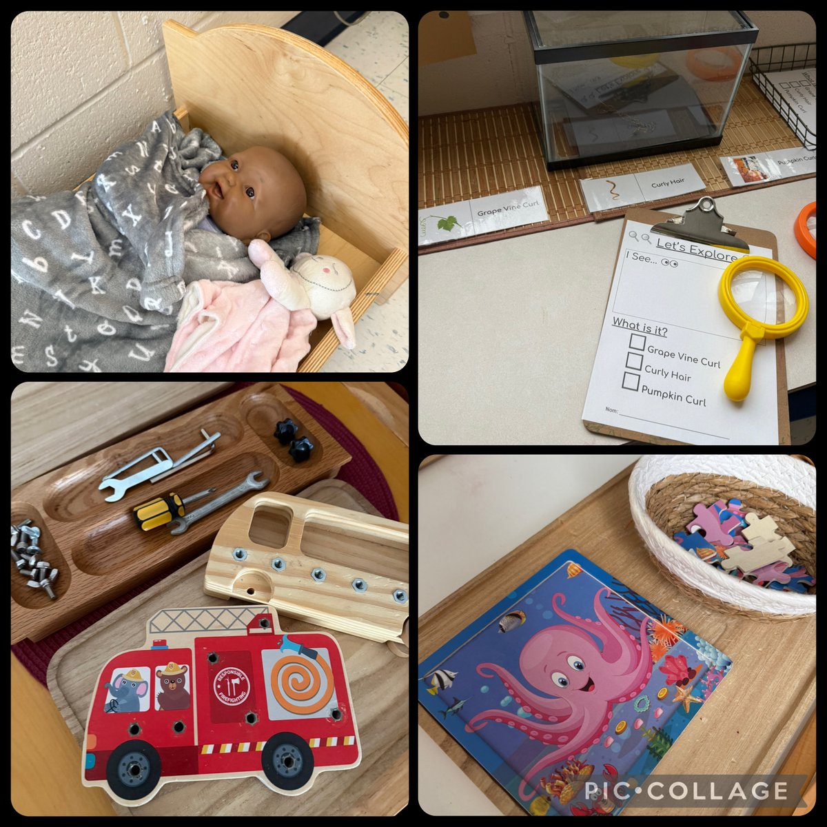 MsLisa4321's tweet image. Our learning centres are set! This week, the Kinders are diving into:

⭐️ Letter Bingo, Number Exploration, Paint Blending &amp;amp; Play-dough Numbers (Foundational Skills)

⭐️ Tool Exploration, BeeBot Coding, Bridge Building, Aquarium Curiosity &amp;amp; Puzzles (Hands-on Fun!)

#ocsbKinder