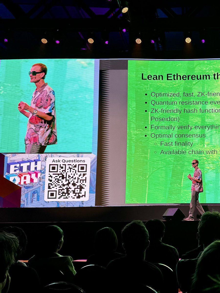 thepurposeweb3's tweet image. @EFDevcon Day 1: love &amp;amp; inspiration

Caught a wave of inspiration straight from @VitalikButerin
He radiates real values for humanity&apos;s future someone who actually builds the world he dreams of 🫶

and this nerd fun energy so pure and delightful- I love it❣️

Day 2: I&apos;m here to…