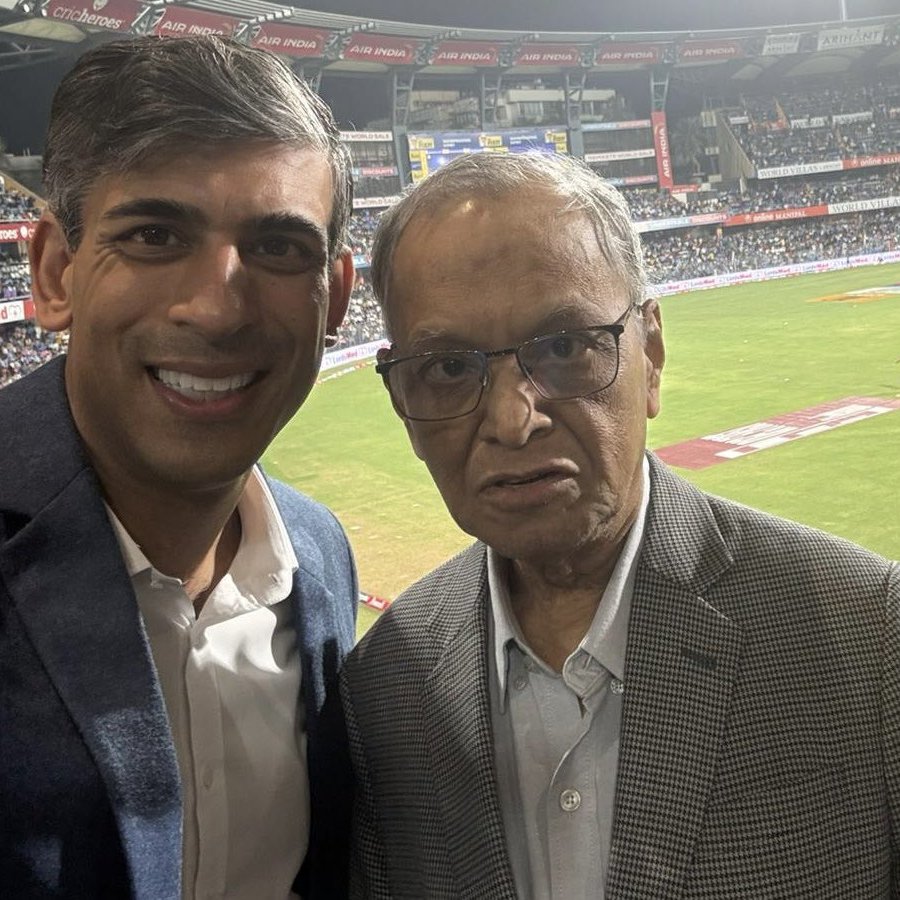 NalinisKitchen's tweet image. Narayana Murthy is encouraging people to work from 9 to 9 so he can enjoy vacations with his family and watch cricket with his son-in-law.

But you wake up at 7 AM, go to work for him at 9 AM, go home at 9 PM, sleep, and repeat.

He keeps repeating the same stupid lines to…