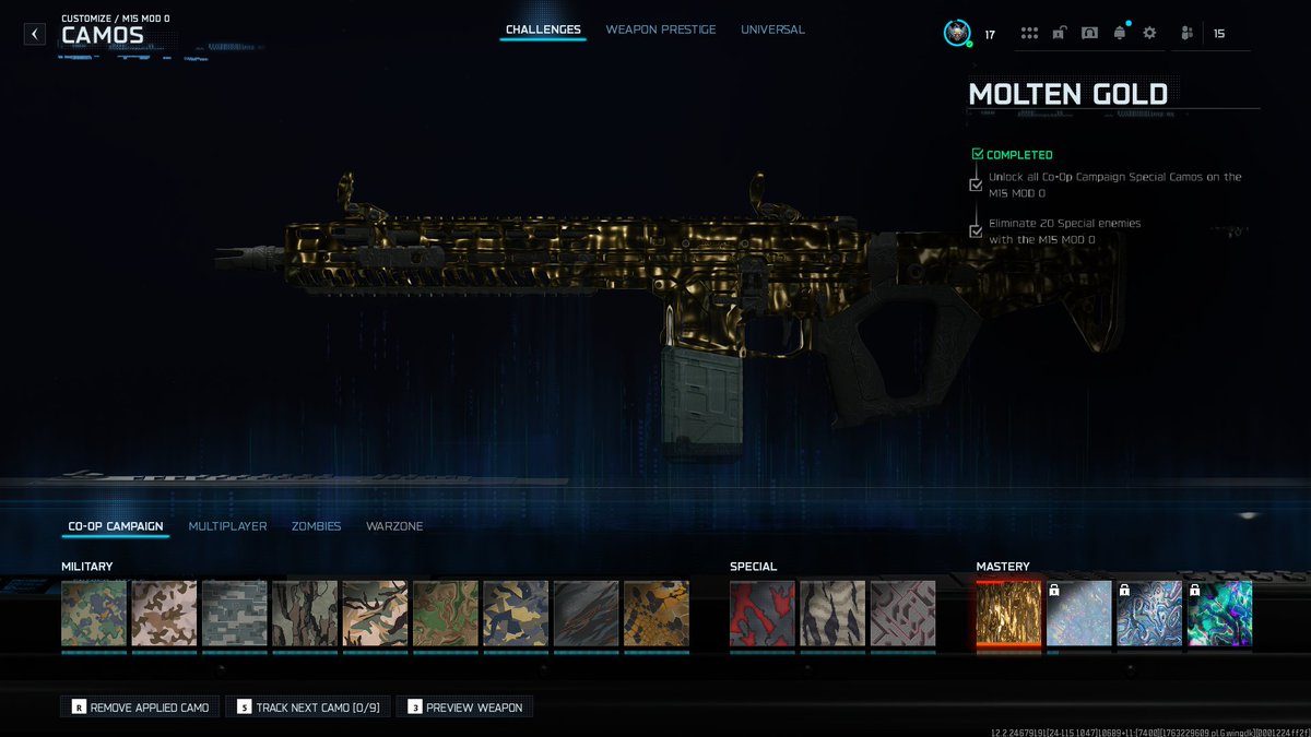 First Molten Gold #BO7