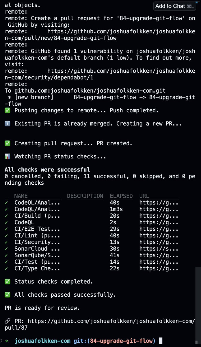 joshuafolkken's tweet image. #ゲーム制作 

コマンドにしろ UI にしろ、毎回の git 対応が面倒になったので、git 操作が簡単になるスクリプト v2.0 を作った。

#ゲーム開発 #GitHub