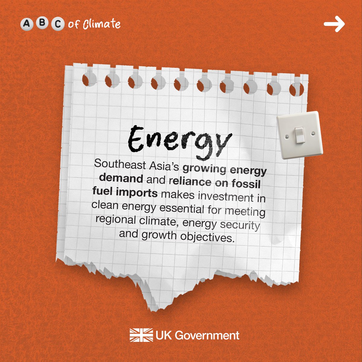 UKinMalaysia's tweet image. Transitioning to a low-carbon energy future is key to tackling #ClimateChange.

🇬🇧 is committed to decarbonising the power sector by 2030 as part of our 2050 #NetZero goal, and our partnerships in #SouthEastAsia are crucial to meet this ambition.

#ABCsOfClimate