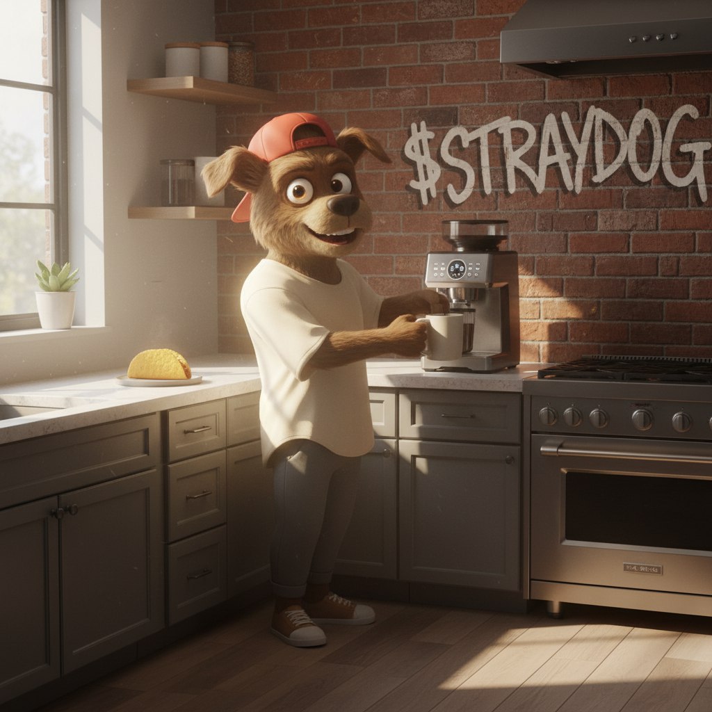 Happy Taco Tuesday PACK 🌮🐾
$StrayDog already warming up the morning with a strong coffee.