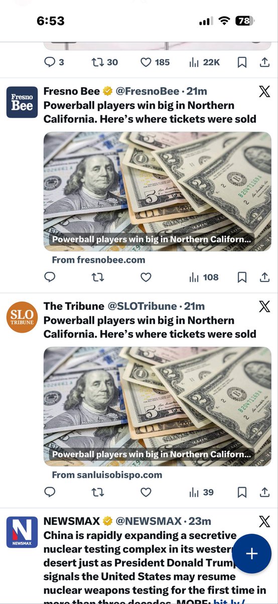REW1069's tweet image. Why does the @FresnoBee and the @SLOTribune always have the same exact headline? Can’t your reporters come up with some real news on their own?