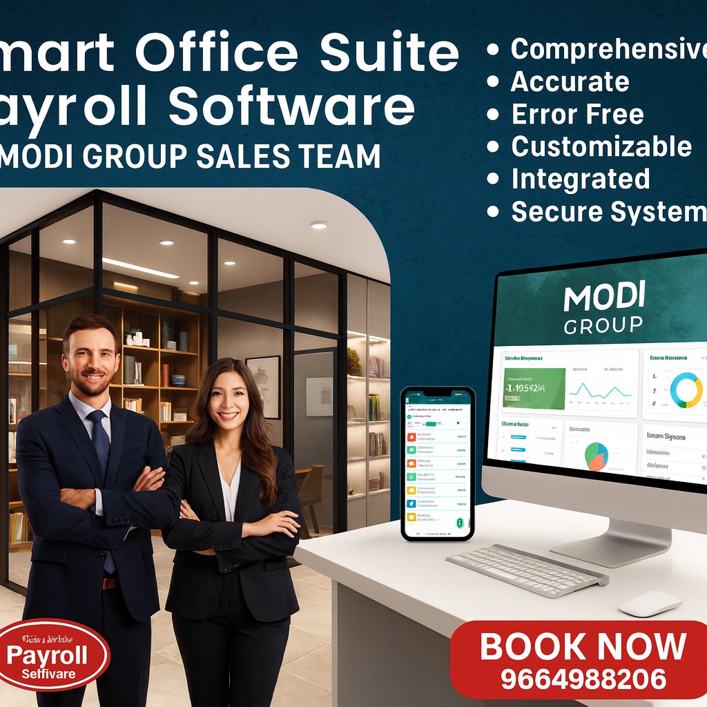 ahm_modi's tweet image. Payroll chaos? Not anymore, Ahmedabad!
💼 Switch to Smart Office Payroll Software
✅ Auto Salary &amp;amp; Attendance
✅ GST-ready
📲 96649 88206 | Free Demo
#SmartOfficePayroll #AhmedabadBusiness #PayrollSoftware