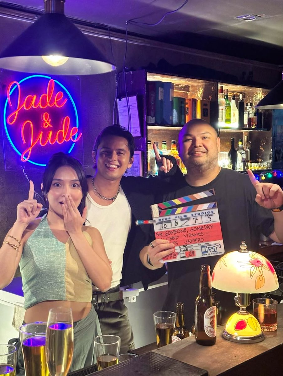 latest_chika's tweet image. DAY ONE WITH #KATHREID 😍🎬

#KathrynBernardo and #JamesReid have officially kicked off filming for their first-ever TV series together, “Someone, Someday,” as seen in BTS photos shared by ABS-CBN.

📸abscbn/Instagram

RELATED: tinyurl.com/54j9mz6r