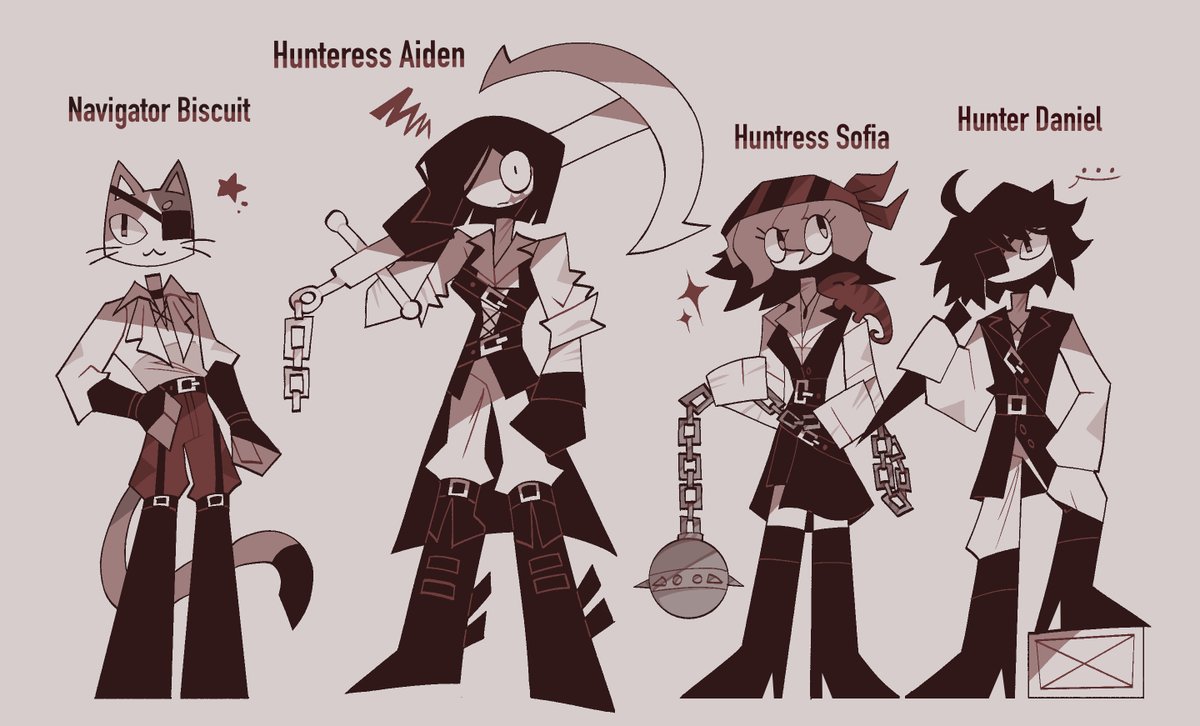 The Monster Hunters! (4/?) - Aiden’s Group

Skilled mercenaries who specialize in hunting and slaying various beasts living within the sea. They oftentimes work in coordination with pirates, butchers, and merchants.

#fpe #fpeoceanau #fundamentalpapereducation