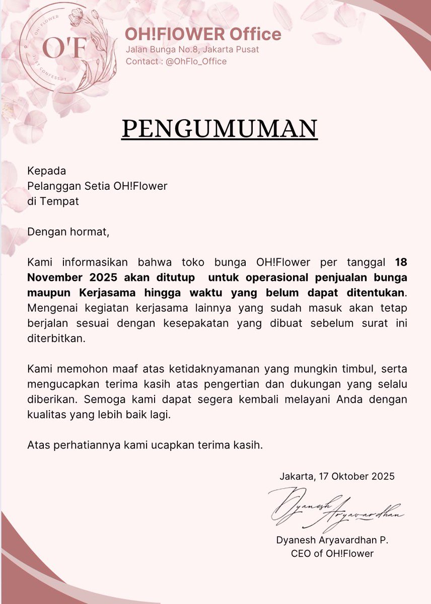 Oh!Flower Office tweet media