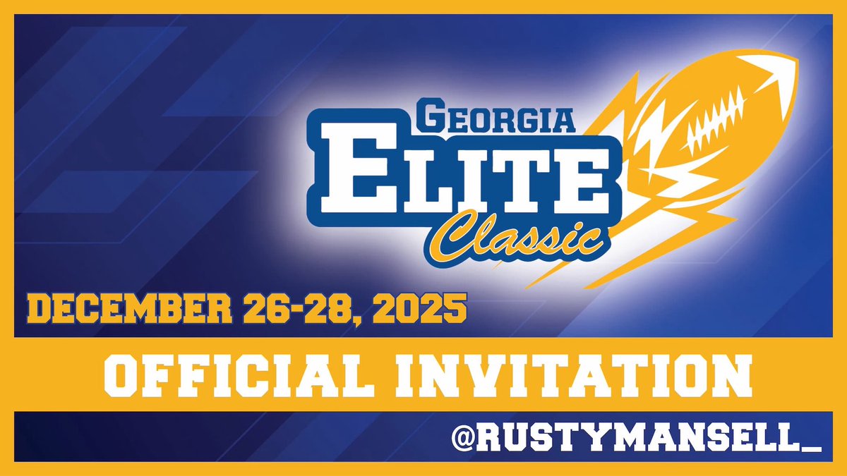 BoogKemp's tweet photo. #AGTG beyond blessed to be invited to the Georgia elite classic !!! @StatesboroFB @RivalsHS @RustyMansell_ @TrainingApex @CoachGBirk @Coachmdobson https://t.co/csMcV6DK0I