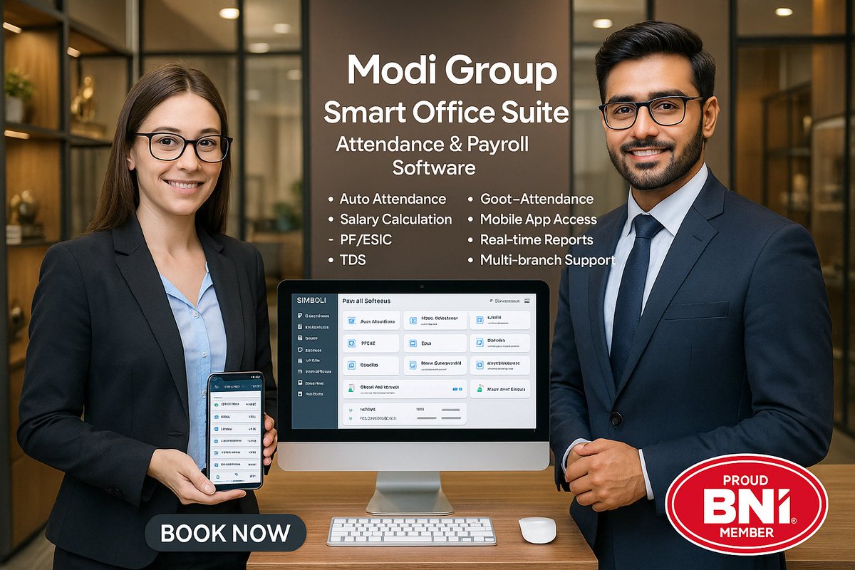 ahm_modi's tweet image. Payroll in minutes, not hours!
Automated salary, attendance, PF/ESI/TDS/GST — all in one place.
Try Smart Office Payroll Software.
📲 96649 88206
#AhmedabadBusiness #PayrollSoftware