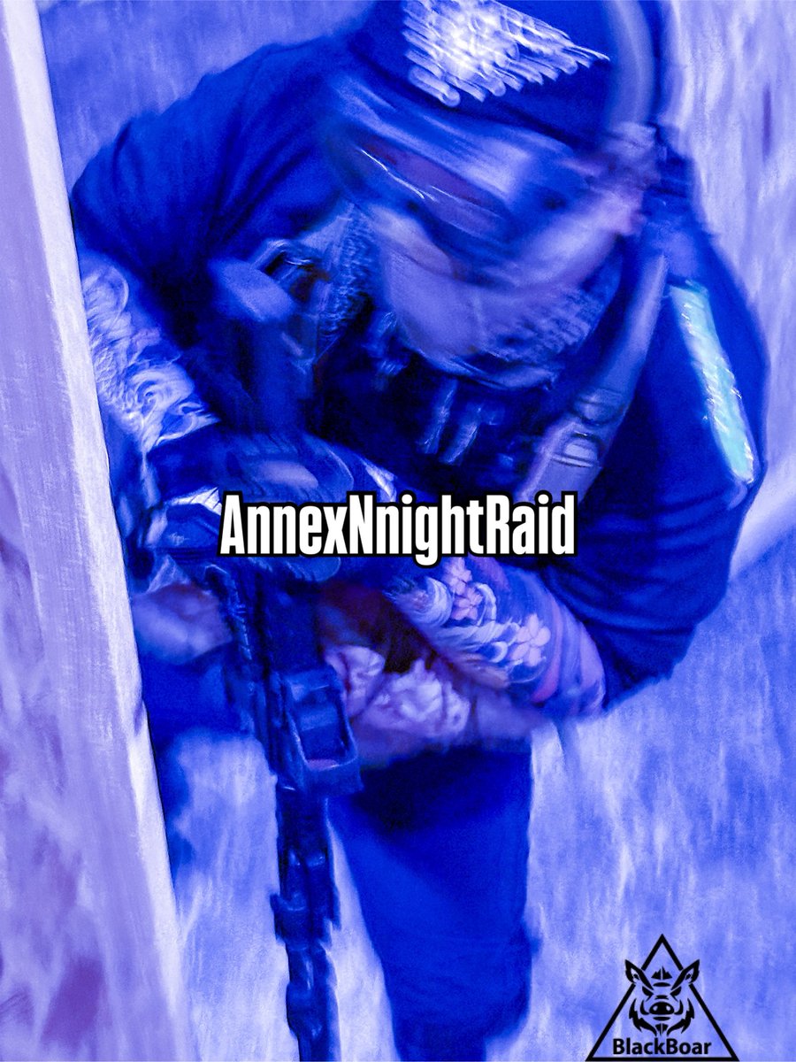 AnnexNightRaidってイベントやります。
ブラックライトや照明バシバシにして蓄光弾撃ち合う2on2のイベントになります。
参加枠は15枠。
タグ🏷️を取り合うゲームになります。
勝利条件は制限時間内に取り合ったタグが1番多いチームとなります。
DJの募集も行います！年末やるよ！

#AnnexNightRaid